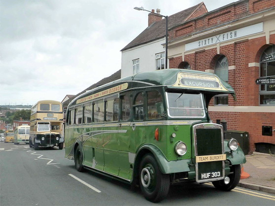 A day in picturesque Warwickshire villages with two classic half-cab coaches