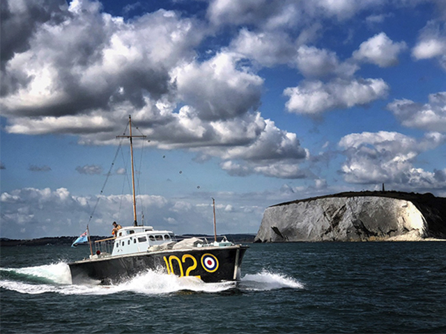 High Speed Action on the Solent with RAF High Speed Launch, HSL 102